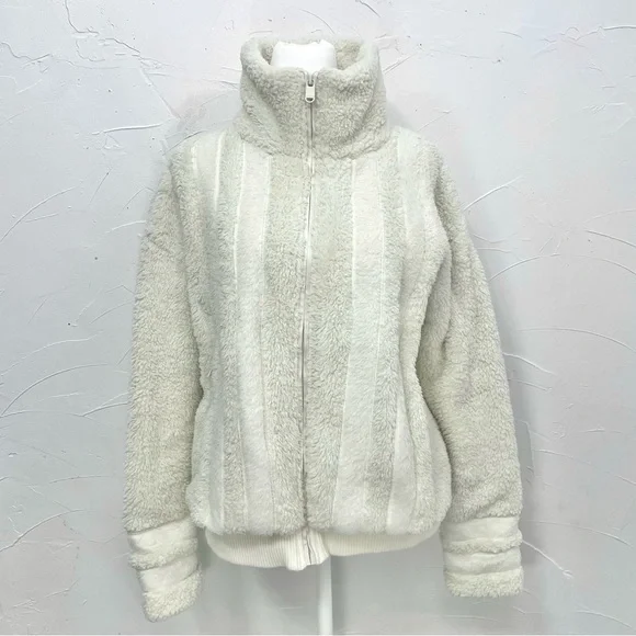 Athleta Willow Fleece Sherpa Bomber Jacket - Picture 6 of 15